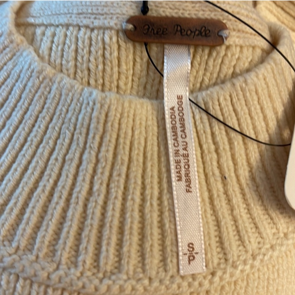 Free People Easy Street Tunic Creme - Picture 6 of 7